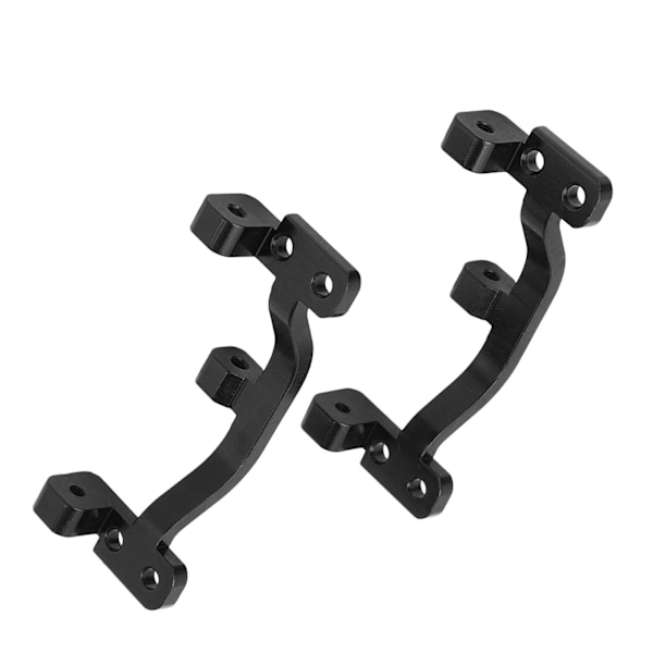 2 stk Aluminiumlegering Trækstang Base Metal Trækstang Basesæde til WPL C24 C14 C14K C24K 1/16 RC Bil Sort