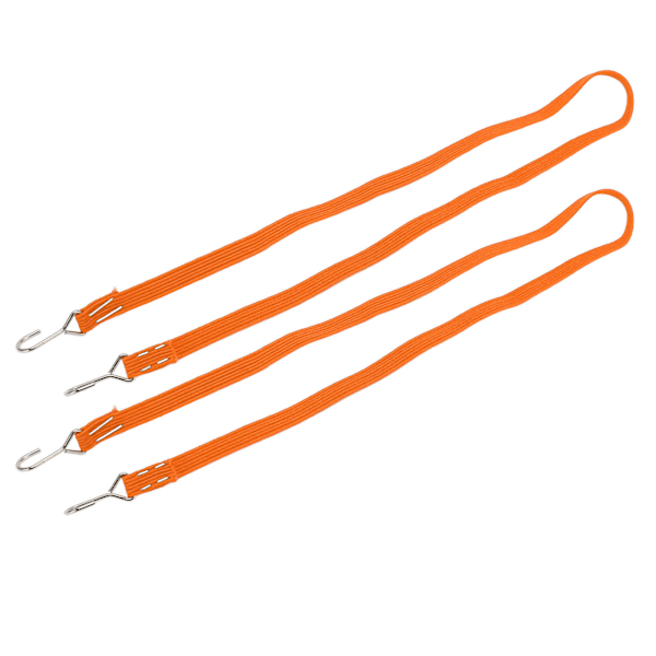 2 ST RC Elastiske Bagageremme Nylon Generelt RC Bungee Tie Down Snor til alle RC Biler Orange