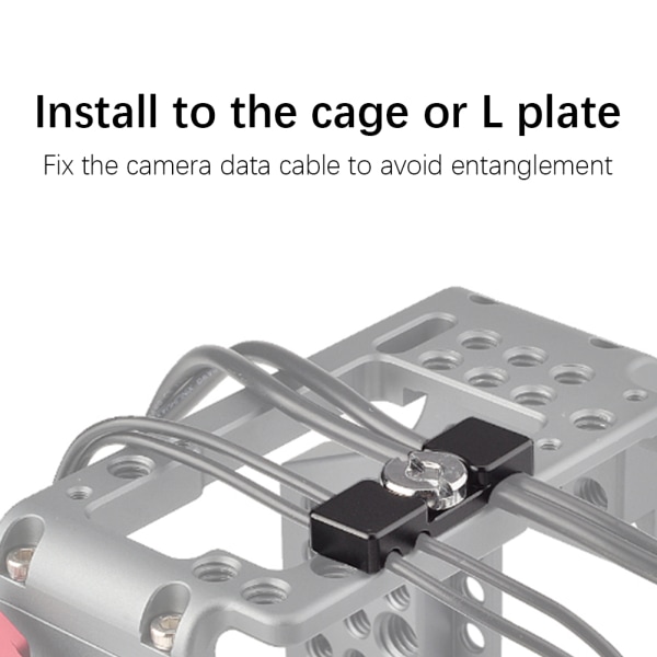 Bærbar burtilpasning Wire Clip Kit Fast 1/4-tommers universell lettvektsmontering
