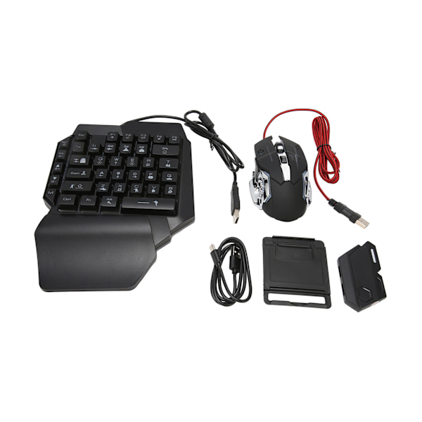 Tastatur Mus Konverter Sett Kablet Trådløs RGB Mekanisk Tastatur Mus Adapter Combo for Android for Harmony for IOS