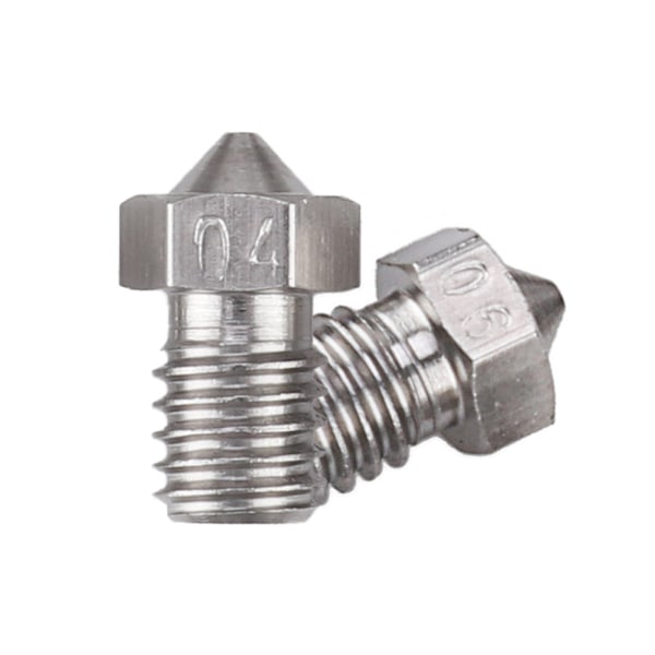 5 STK 0,4 mm 2 STK 0,2-0,6-0,8-1,0 mm Printertilbehør E3D-V5/V6 Rustfri Stål Dyse
