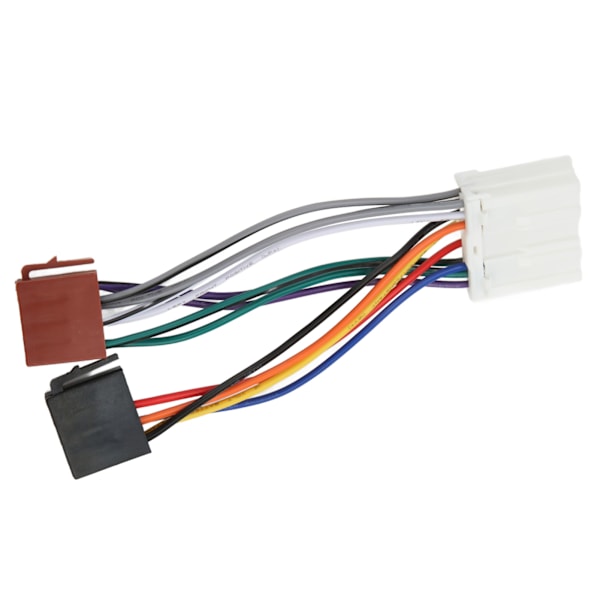 Radio ISO-kabelhärva Plast Flexibel CD-spelare Adapter Ersättning för MITSUBISHI Lancer Pajero