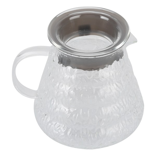 Borosilicate Glass Coffee Pot Manual Coffee Maker Kettle for Home Kitchen Restaurant600ml