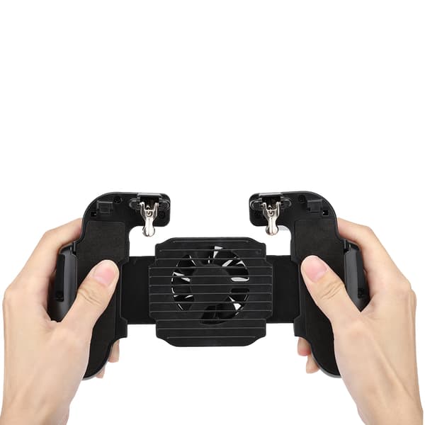 Mobiltelefon Spil Controller Køleventilator Varmeafledning Gamepad Spil Hjælpeknap