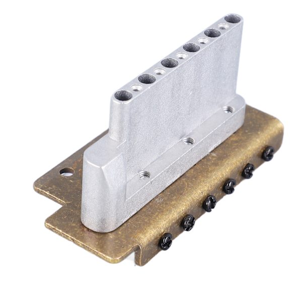 Guitar Bridge Electric Guitar Single Swing Tailpiece Bridge Replacement Tremolo System Set