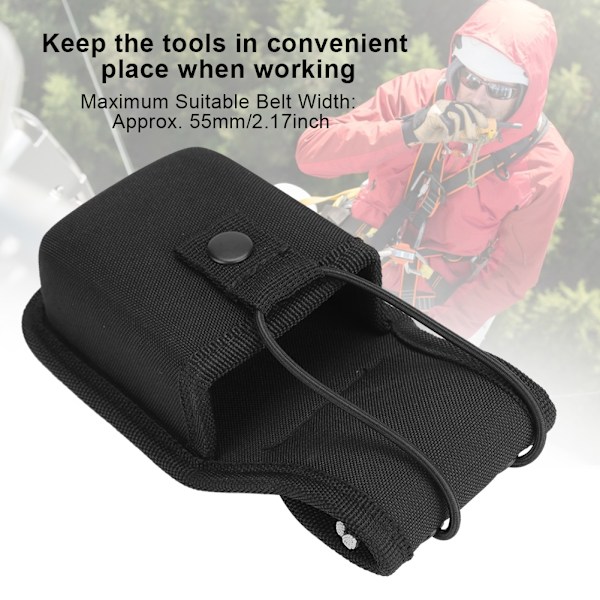 HT1000 Svart Walkie Talkie-väska i Nylon Multifunktionell Radioficka för Motorola MT2000 MTS2000 GP900