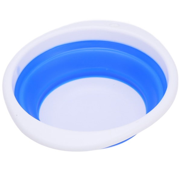 Fällbart handfat Bärbar multifunktionell plastgummi grönsakstvätthink för resor23x20x7cm