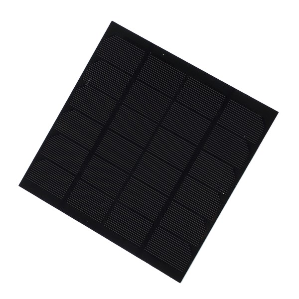 Bärbar 3W 6V monokristallin kisel solpanel PET Solar Charging Board Modul 145x145mm