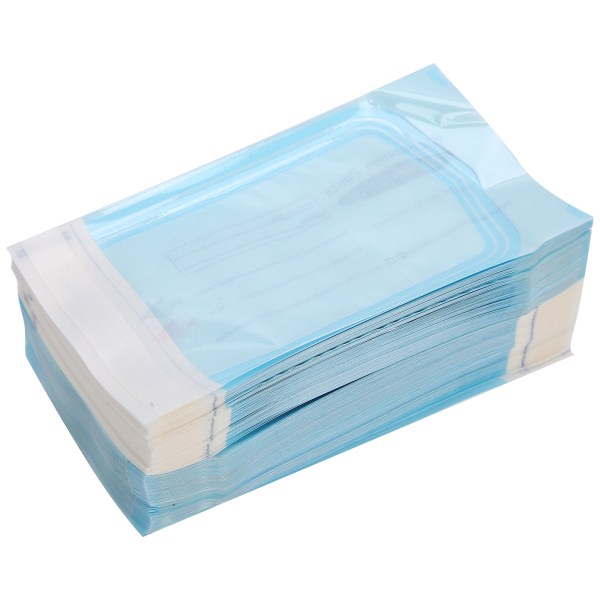 200 st/låda Självförslutande rengöringspåse Förvaringspåse för dentala materialverktyg (83 x 160 mm)
