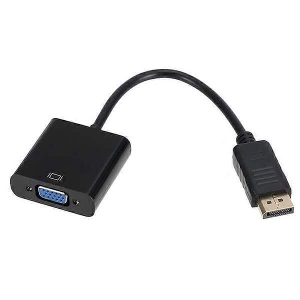DisplayPort DP Uros-VGA Naaras-sovitinkaapeli PC-projektoritelevisiolle JIKAIX