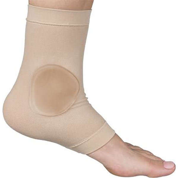 Ankel knogle malleolus beskyttelse sokker ærmer med gel puder til støvler, skøjter, skinner, orthotics - et par