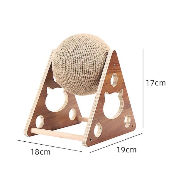 Trebase Cat Scratching Post med Sisal Ball leketøy