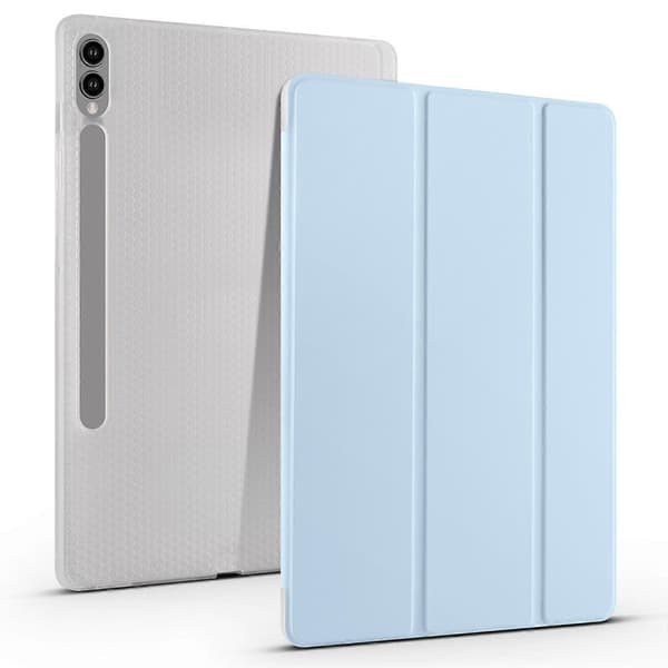 Etui til Samsung Galaxy Tab S10+ med Penneholder Tri-Fold Stativ Tablet Beskyttelse Auto Vågn/Sov
