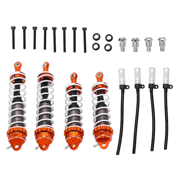 RC Dempererstatning Demperer Aluminiumlegering for ZD Racing 1/7 DBX07 (Oransje Titanfarge)