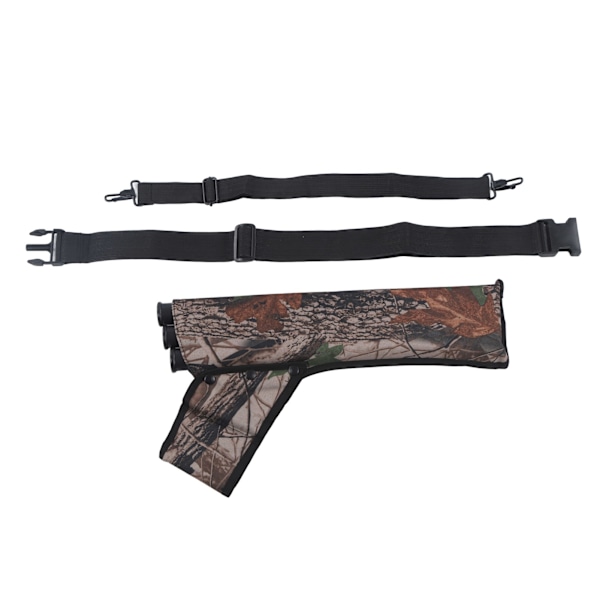 Hip Quiver Vyötärkki Nuolilaukku - 3 Putkea, Kaksoisnauhat, Oxford-Kangas, Camouflage