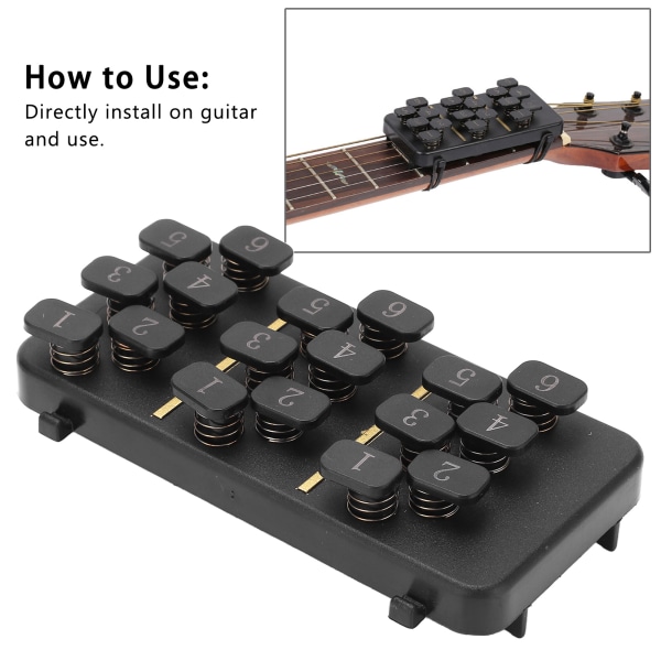 Nybörjargitarr ackordväxlare set: Förbättra din inlärningsresa med detta läromedel för musikinstrument