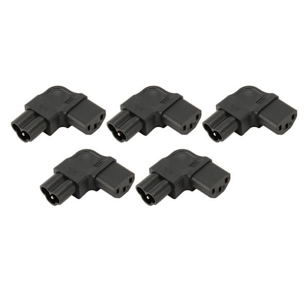 5 st IEC320 C6 till IEC320 C7 Strömadapter 2500W Strömuttag Adaptrar för PDU Chassi Strömförsörjning UPS Uttag