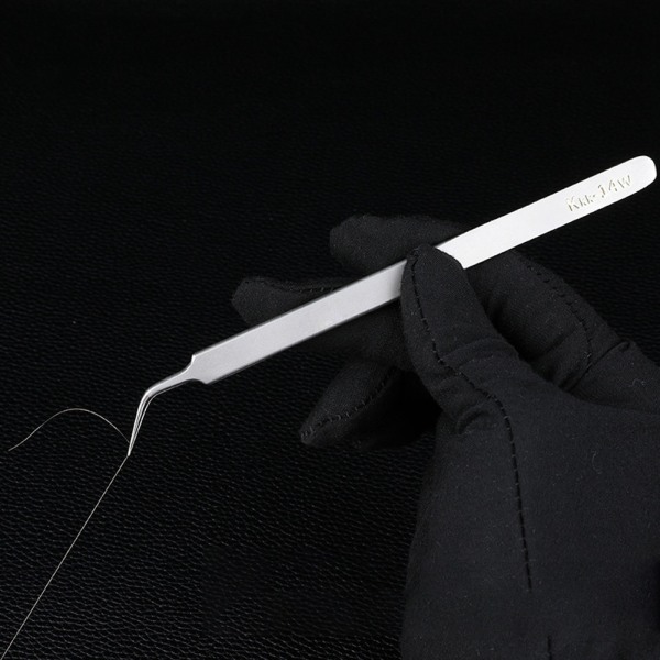 14w ultraspetsad antistatisk syrafast pincett i rostfritt stål med hög precision