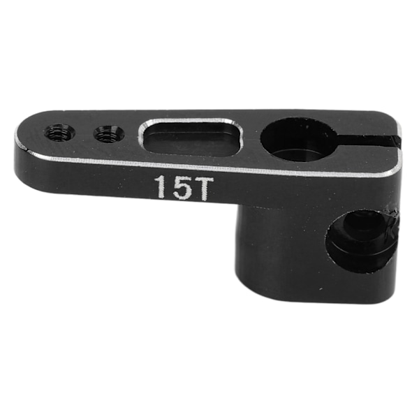 Metall servoarm i aluminiumlegering 15T stabil RC styrservohorn for AXIAL SCX24 1/24 RC bil svart