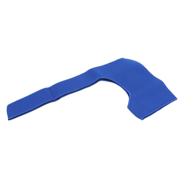 Blå gummisvamp axelstöd - Sport axelstöd för smärtlindring och axelmanschett