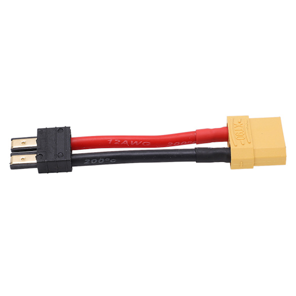 XT90-liitäntäjohto RC-malleille 12AWG Noin 3,90 tuumaa Turvallinen Vakaa Kestävä Muovi Kupari Pehmeä Silikonimateriaali Uros XT90 naaras