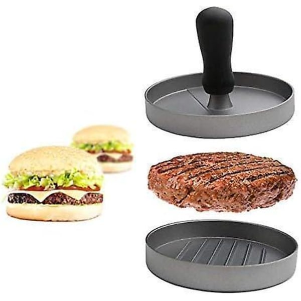 Die Cast Aluminium Burger Press med Food Safe Nonstick Coating