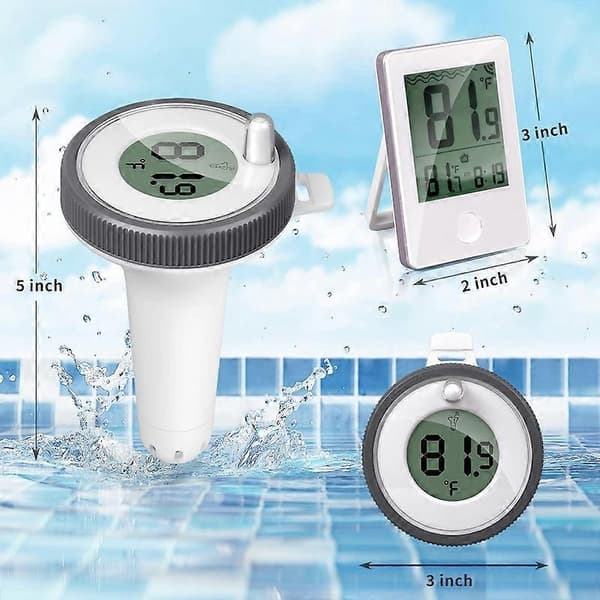 Pooltermometer - Flydende pooltermometer med letlæseligt display