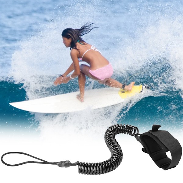 Surfebrett Koppel TPU Surfing Coiled Cord Fotkoppel Tau Paddle Board Surf Leash