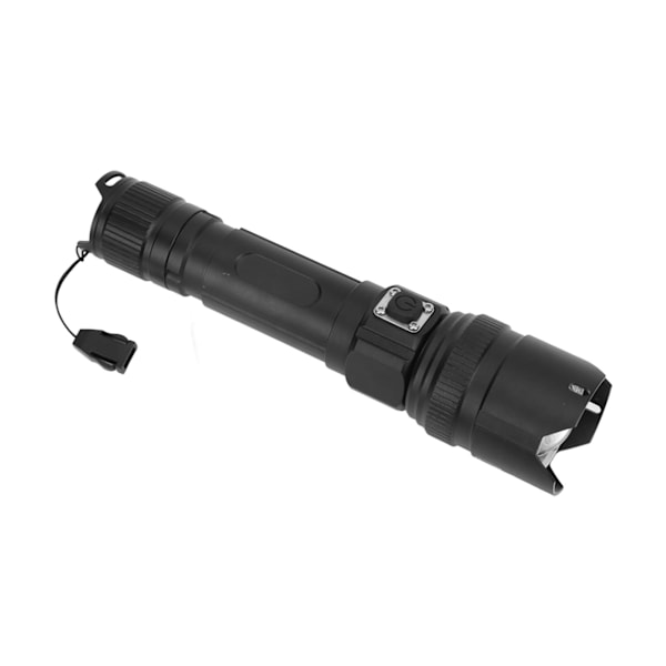 Utomhus Ultra Bright XHP99 LED Ficklampa Typ C USB Uppladdningsbar Zoom Ficklampa