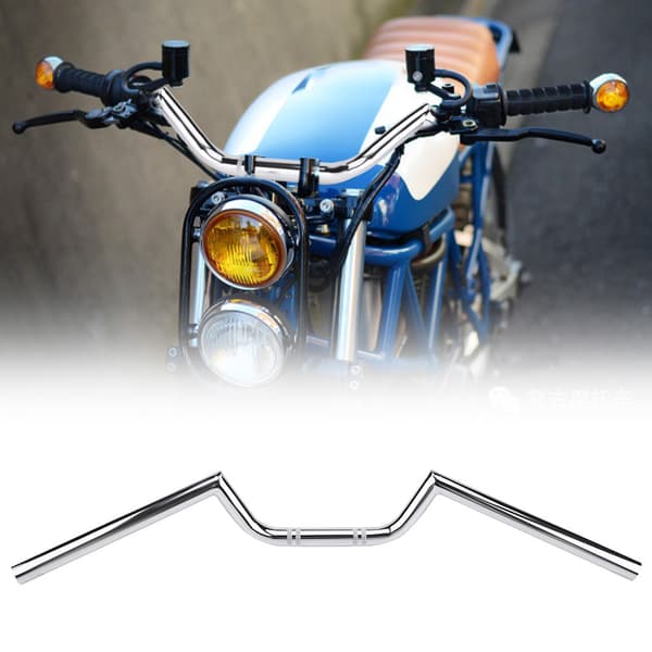 Universal Motorcykel Refit Tracker Styre Drag Bar Ersättningsdel (Krom)