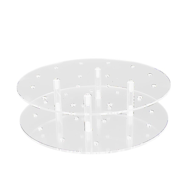 Kage Pop Display Stativ 16 Huller Slikkepindholder Akryl Nem Montering Slik Dessert Holder til Fest Fødselsdag Bryllup