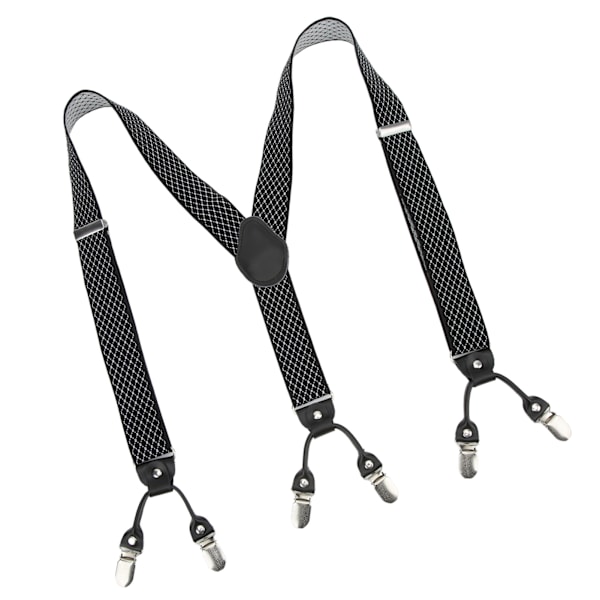 Herre Seler Let Justerbare Y-formede Stropper 3,5x110cm/1,4x43,3in Ergonomiske Seler til Tøjmatchning