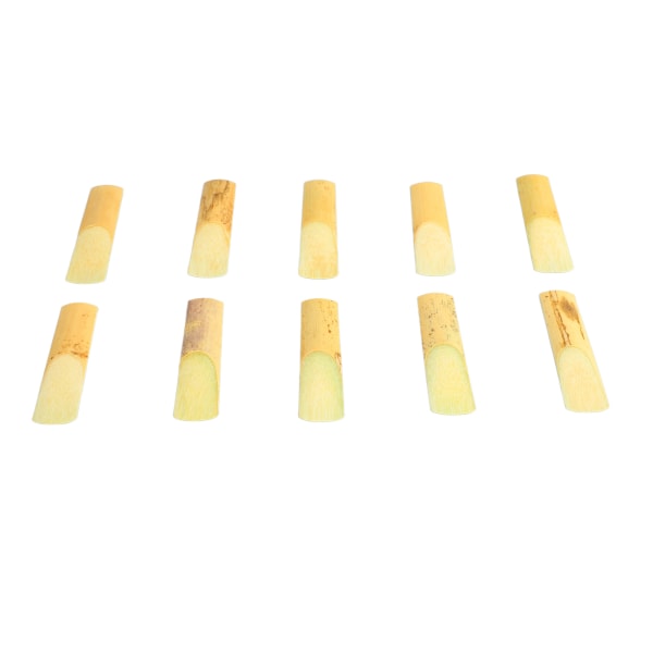 10 stk. Altsaxofon rør flad Eb sax rør instrument tilbehørssæt kit til udskiftning størrelse 3