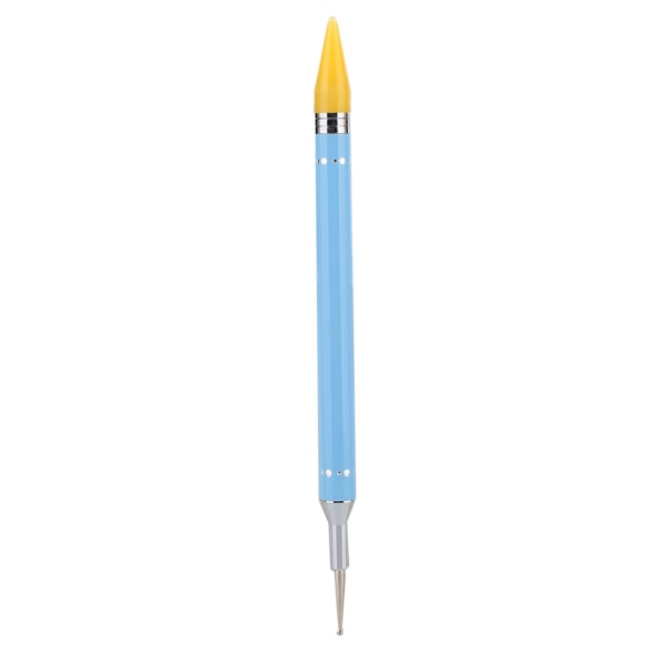 Dual Ended Nail Dotting Tegning Painting Pen Candy Color Nail Wax Stone Picker Manicure Blue