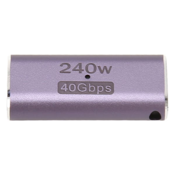 USB4.0 C-naaras-naar-naaras-sovitin, tukee PD 240W 40Gbps 8K 60Hz USB Type C -liitäntää kannettaville tietokoneille, puhelimille ja muille Type C -laitteille