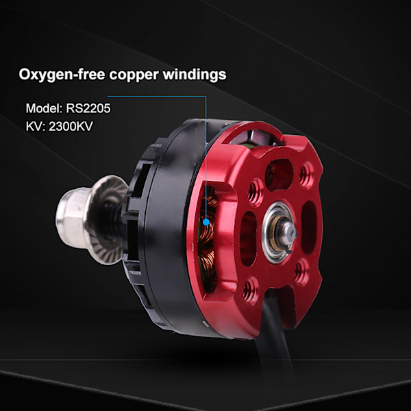 4 st/set RS2205 2300KV CW CCW Motorfjärrkontrolltillbehör för RC Racing Quadcopters