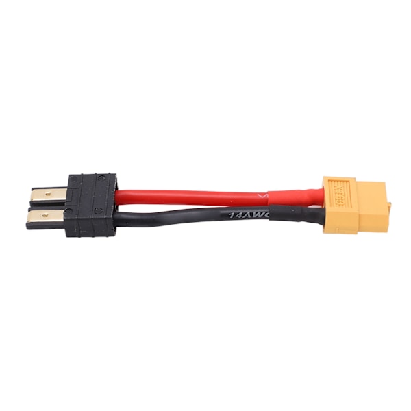 RC-uros XT60-kaapeliin 14AWG Uudelleenkäytettävä liitäntäpääsuunnittelu Pehmeä silikoni Korkea turvallisuus Kestävä RC-uros XT60-naaras
