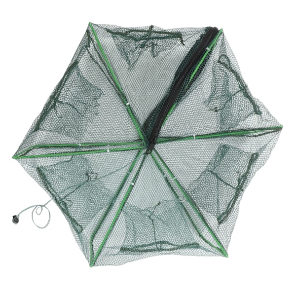 Polygon Fiskebetsfälla Automatisk fiskenätsfälla Vikbar Bärbar Räkbur 50x25cm