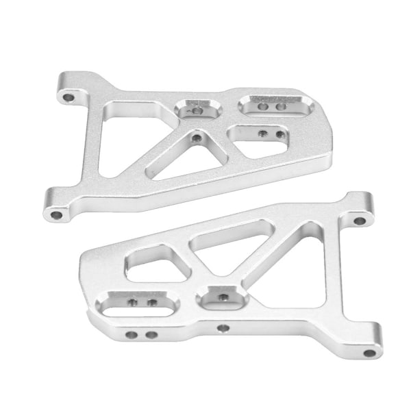Aluminiumlegering främre undre upphängningsarm för FS 53633 51805 51806 1/10 skala RC-bil (silver)