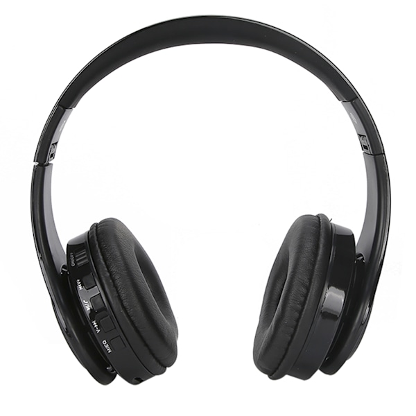 Bluetooth 5.0 Kuuloke Langaton Over Ear Stereo Headset Mikrofoni Pelikuulokkeet Musta