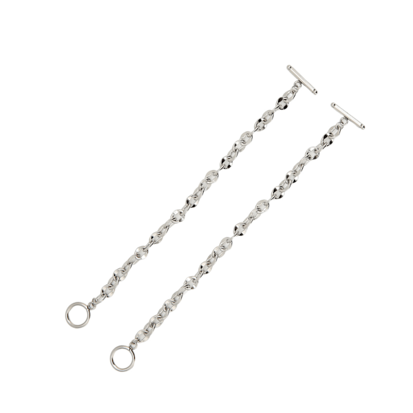 2 stk. Simple Armbånd Titanium Stål Unikt OT Spænde Design Klassiske Udsøgte Smykkearmbånd til Kvinder