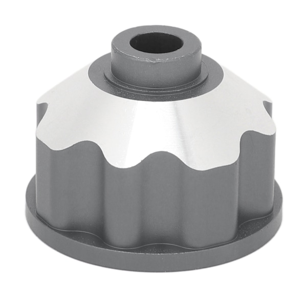 Differensialhus i aluminiumlegering for RC-bil - Universal Fram Midt Bak - Grå Titan Farge