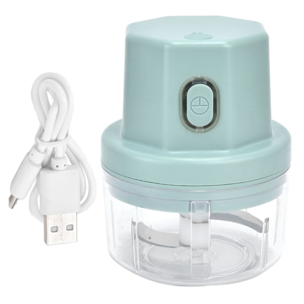 Elektrisk matkross Mini vitlökshackare Hackare USB-laddningssladdlös grönsaks vitlök Masher maskin för kök