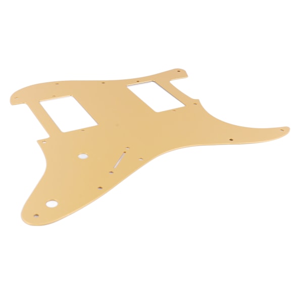 Elektrisk gitar pickguard aluminiumslegering 2 Humbucker gitarer Pick Guard skrapeplate luksus gullfarge