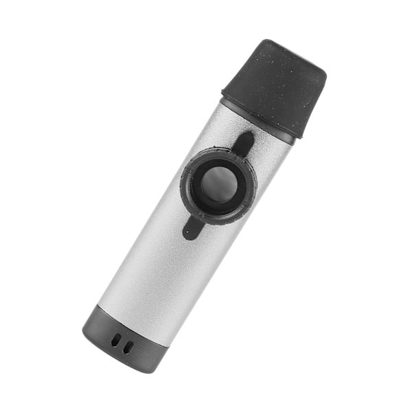 Kazoo Professional alumiininen säädettävä äänisoitin 5 kpl huilukalvolla lapsille hopea