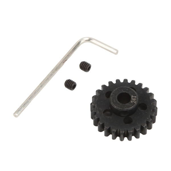 24T Pinjonivaihde Mod 1 5 mm akseliruuvillä LOSI 1/10 Lasernut U4 Tenacity maastoautoille
