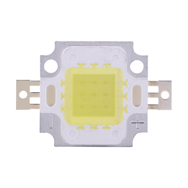 10 stk. 10W LED SMD Chip COB DC 9-10V til lampe, projektør, pære, pære, høj effekt, kølig hvid