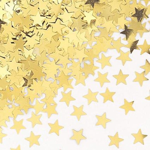 4000 kpl Gold Star -konfettia