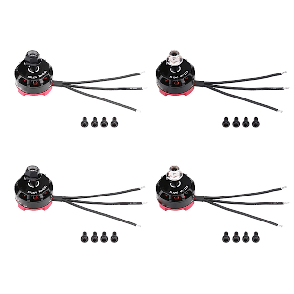 4 st/set RS2205 2300KV CW CCW Motorfjärrkontrolltillbehör för RC Racing Quadcopters