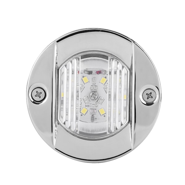 12V Marine Bådsag White LED Rustfrit Stål Vandafvisende Anker Stern Navigationslys